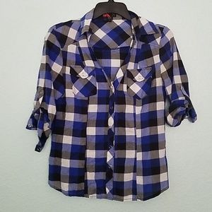 Short/Mid length Flannel top